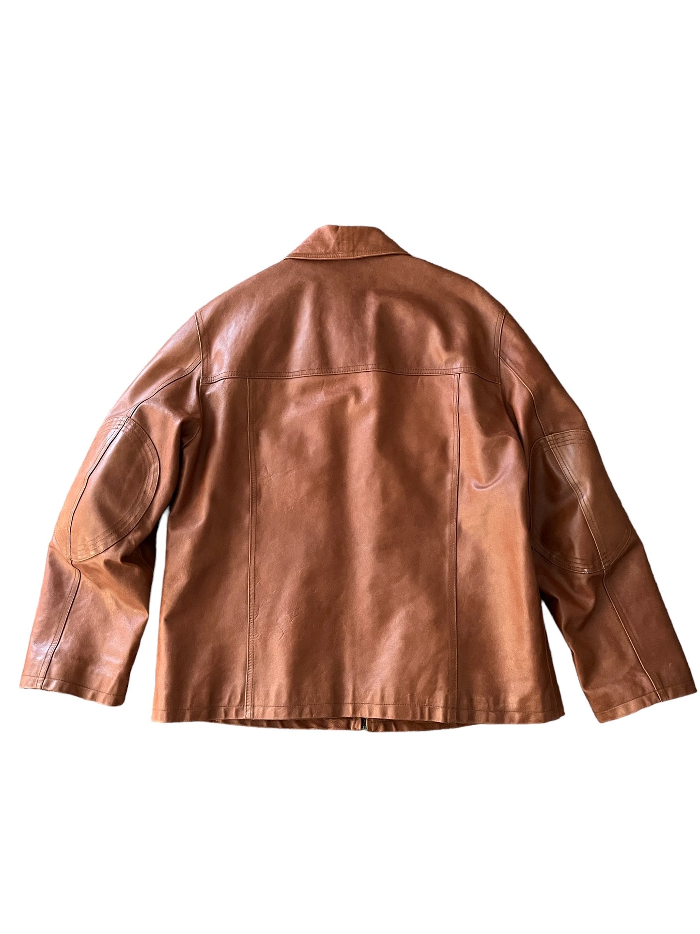 Vintage "Hetrend" Leather Jacket Brown