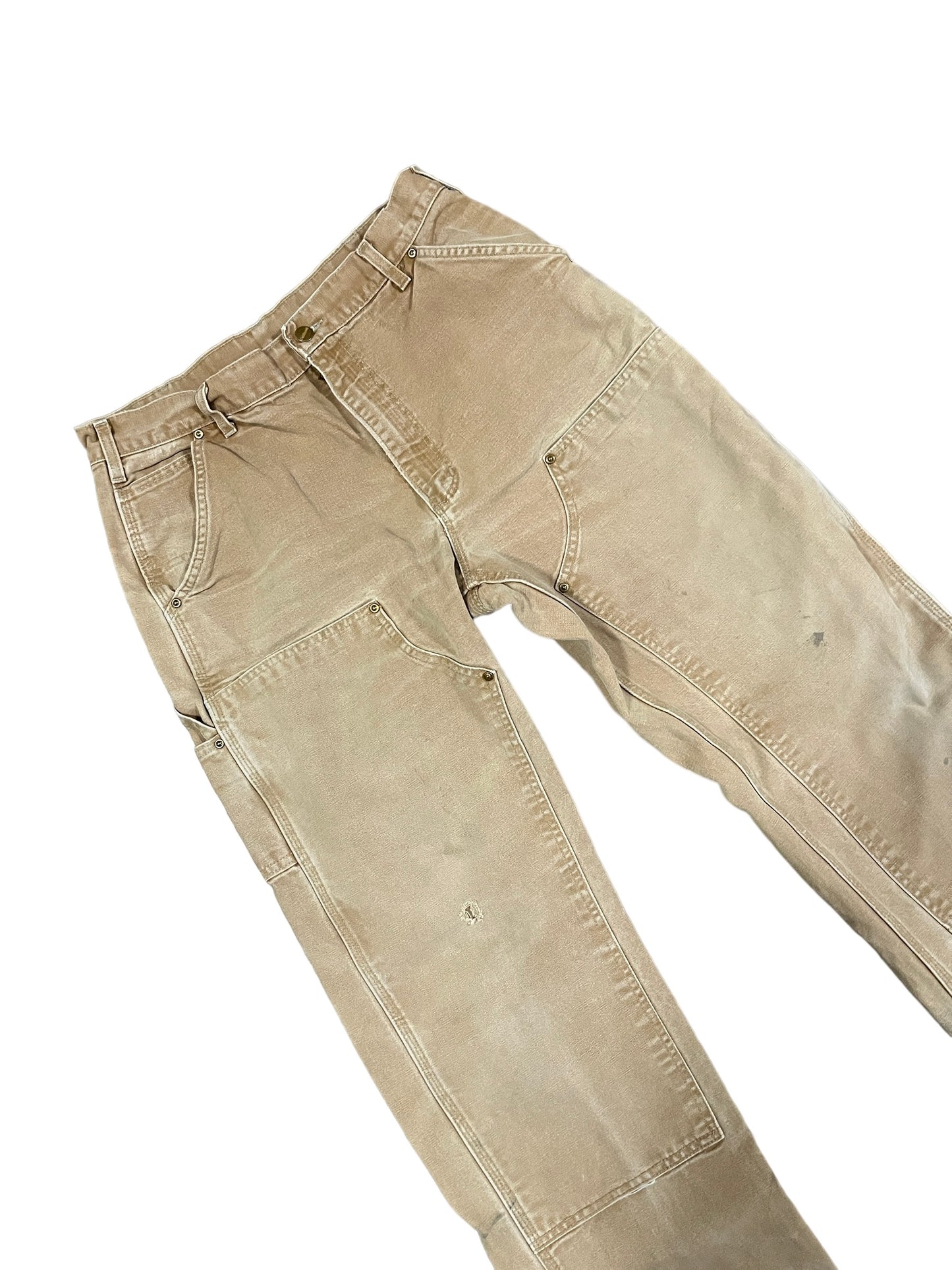 Vintage Carhartt Double Knee Canvas Pants - Sand