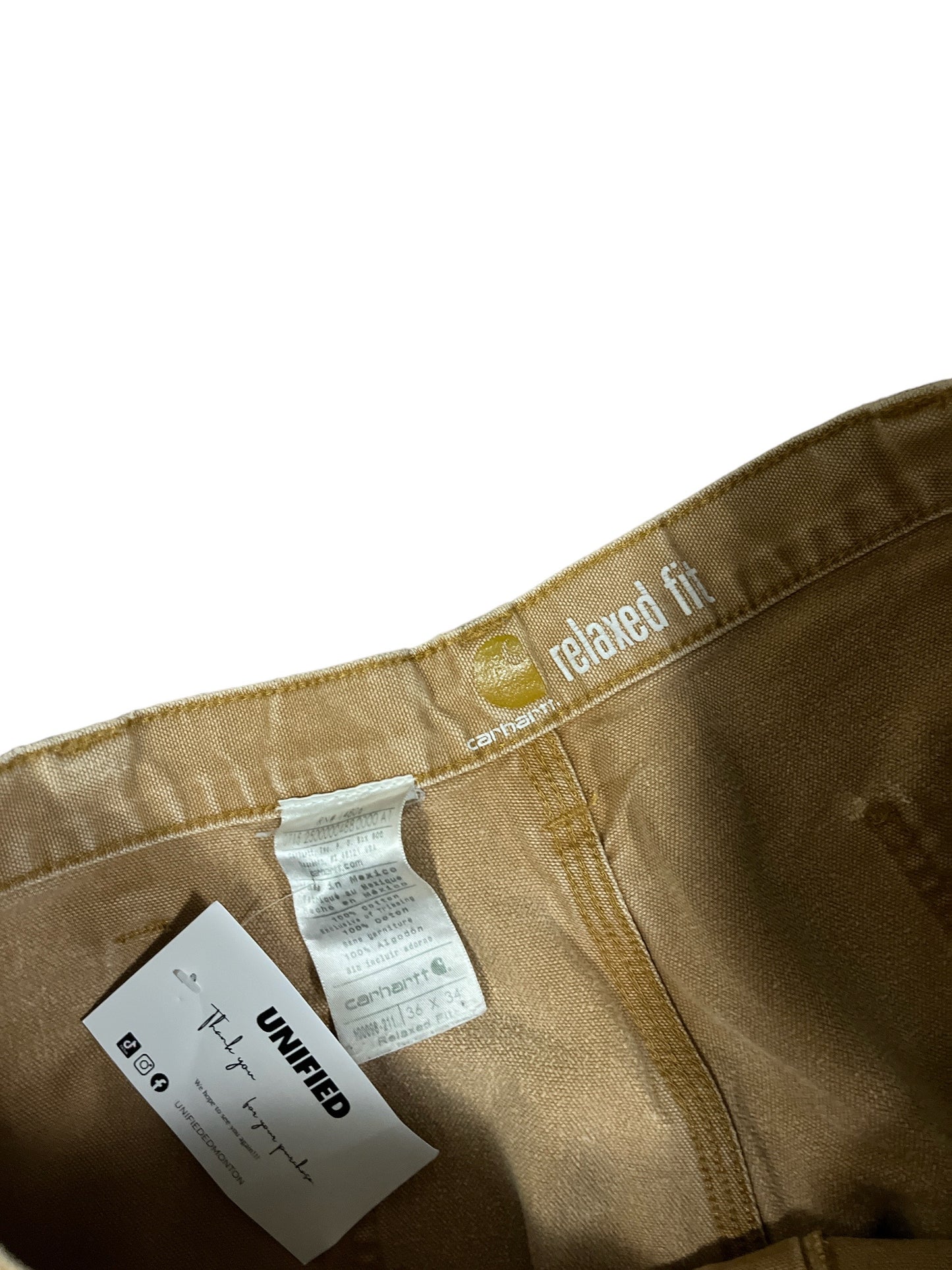 Vintage Carhartt Double Knee Canvas Pants - Sand