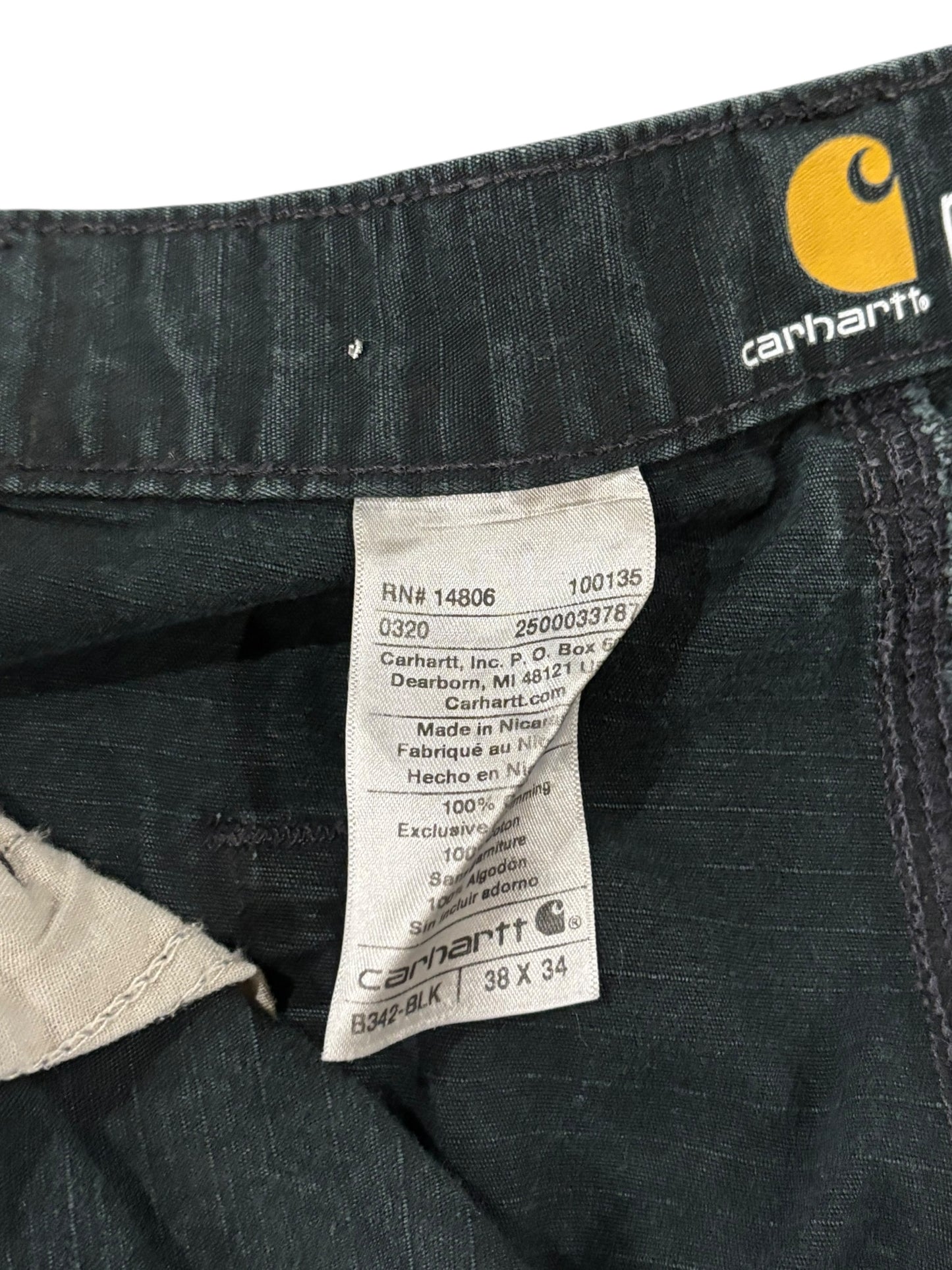 Vintage Carhartt Relaxed Cargo Pants Black