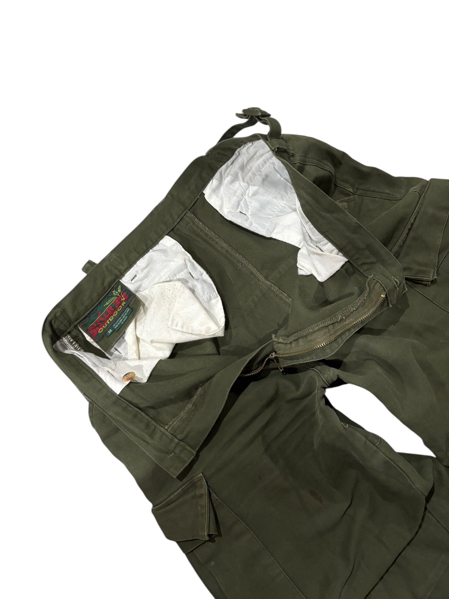 Vintage Military Pants Green - 36