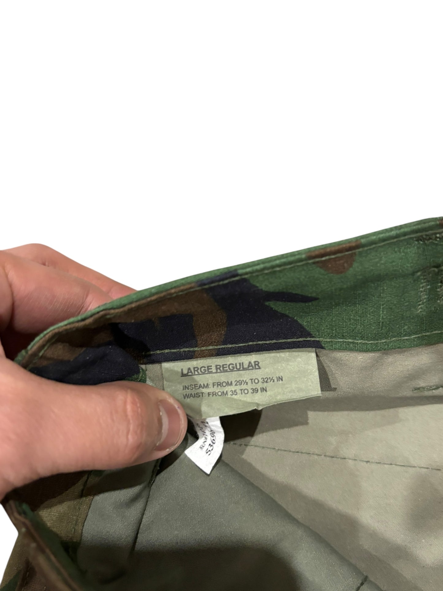 Vintage Tru Spec Camo Militay Pants - 35