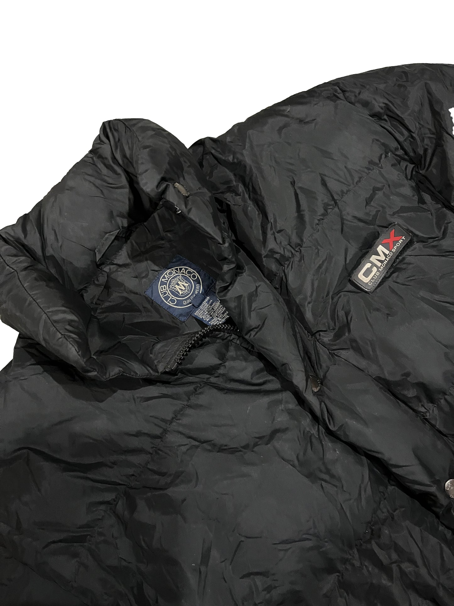 Vintage Club Monaco Puffer Jacket Black