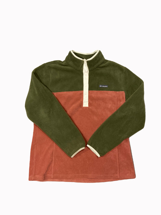 Columbia Fleece Jacket Orange/Light Green