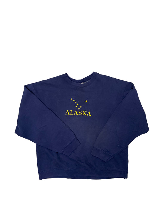 Vintage Alaska Sweater Blue