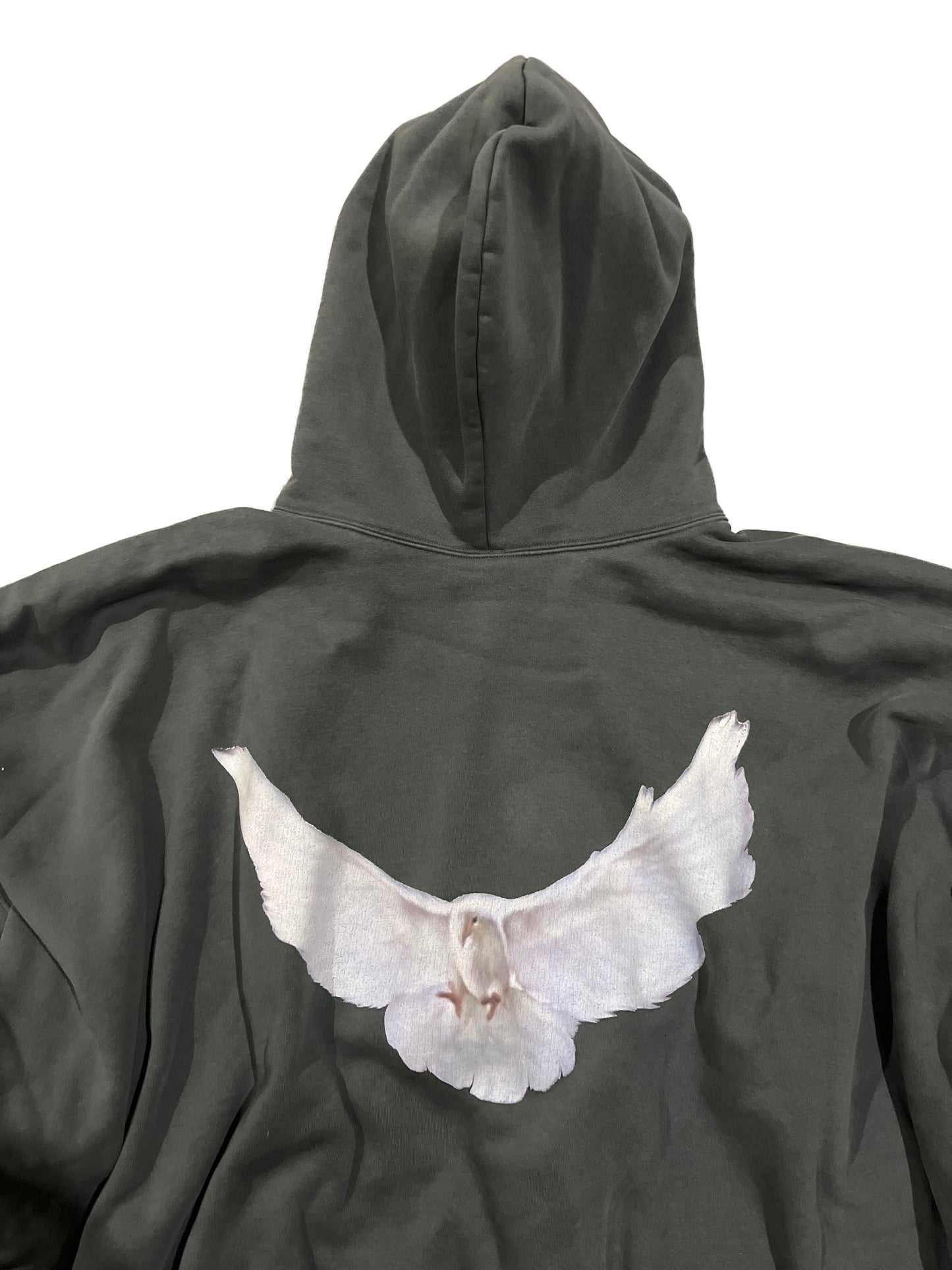 Yeezy Gap Balenciaga Dove Hoodie Dark Grey