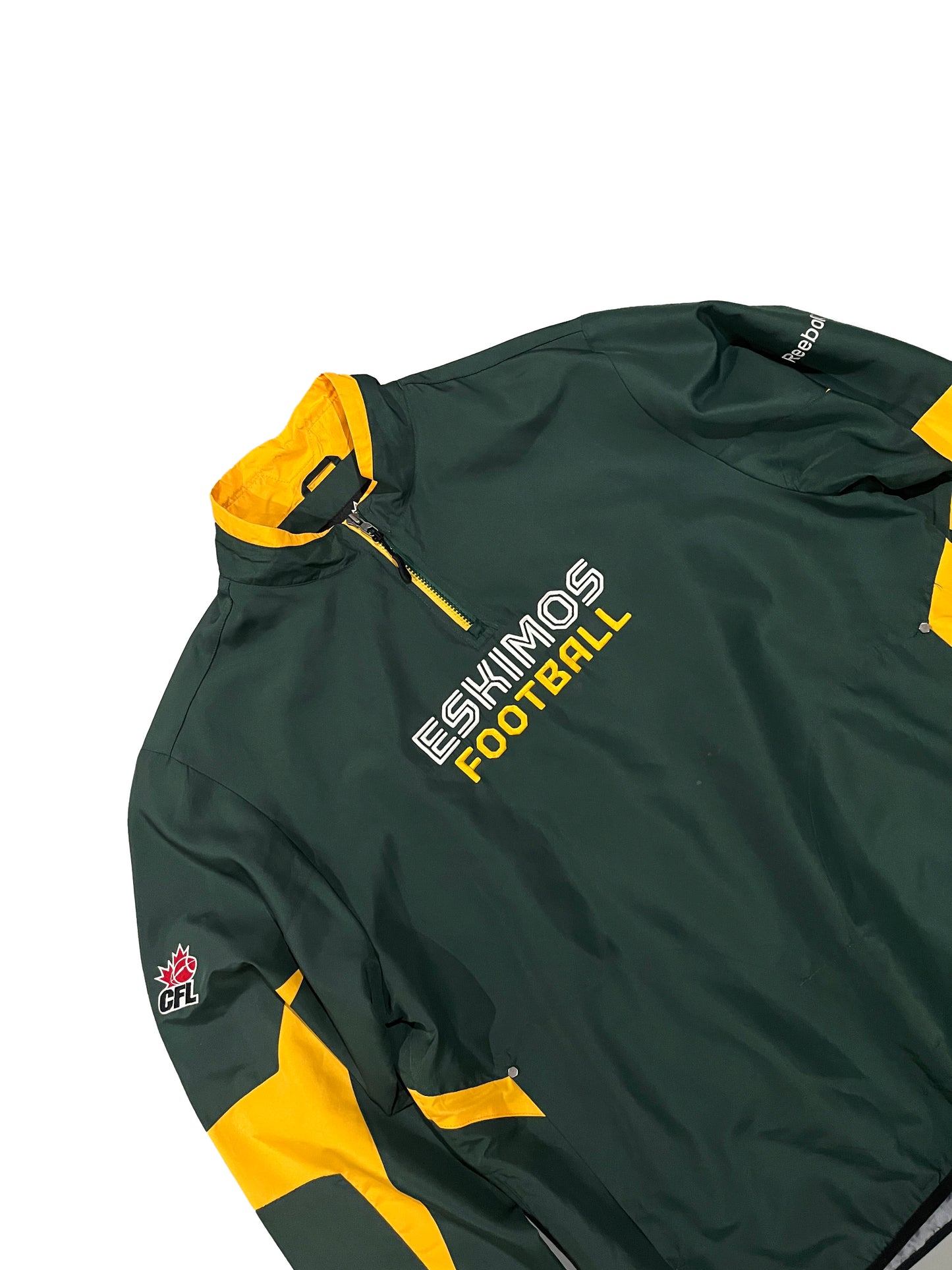 Reebok Edmonton Eskimos CFL Authentic Jacket Green