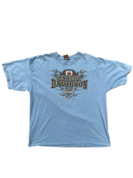 Vintage Harley Davidson "Red Rock Charlottetown" Tee Blue