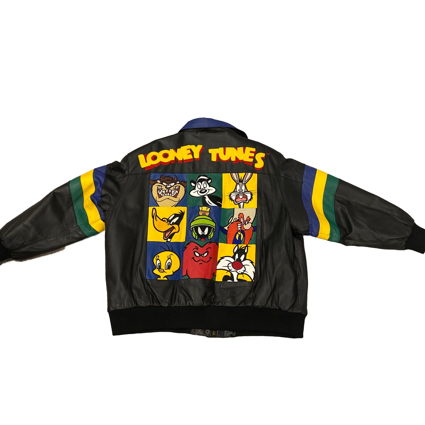 Vintage 90's Looney Tunes Leather Jacket