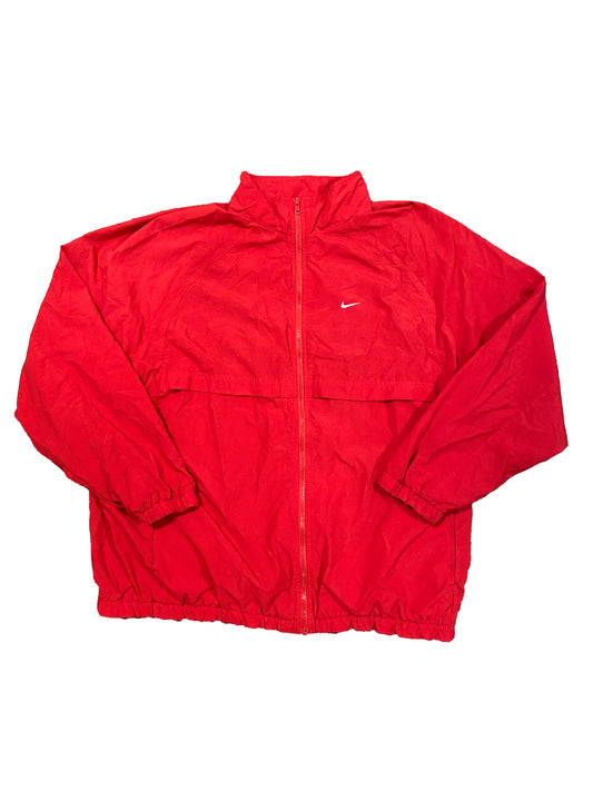 Vintage 90's Heavyweight Nike Windbreaker Red